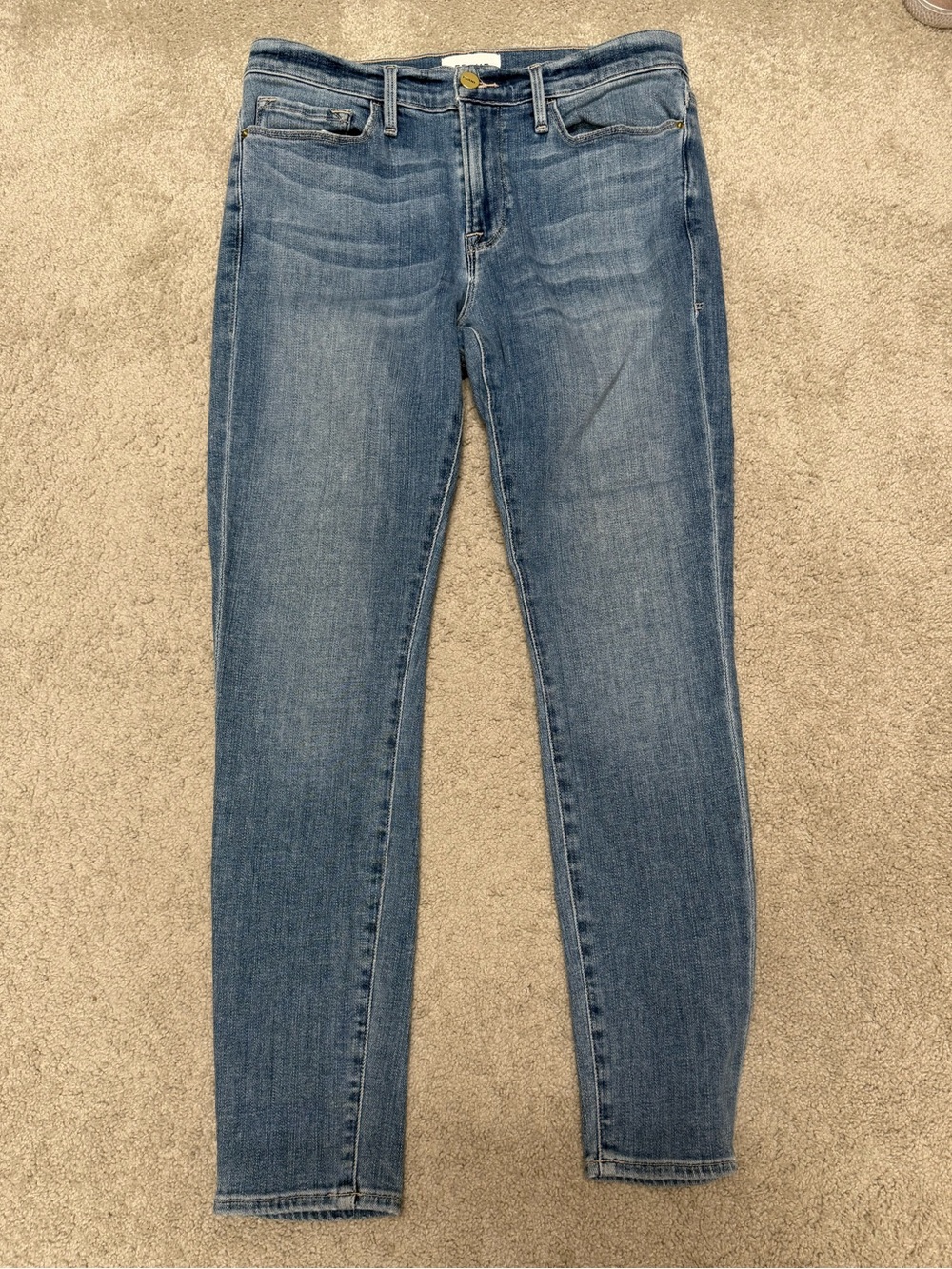 Frame Classic Mid Blue Women's Slim Jeans